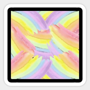 A Colorful Rainbow Creation Sticker